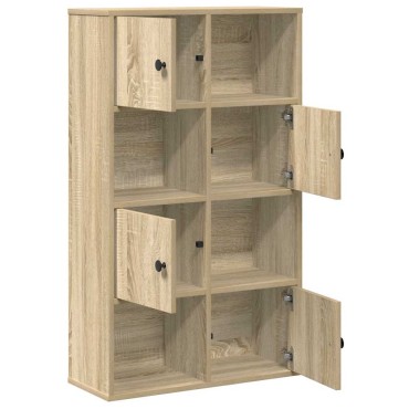 vidaXL Βιβλιοθήκη Sonoma Δρυς 60x24x101,5cm από Επεξεργασμένο Ξύλο 1 τεμ.
