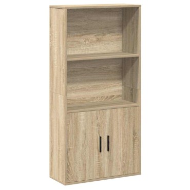 vidaXL Βιβλιοθήκη Sonoma Δρυς 60x24x120cm από Επεξεργασμένο Ξύλο 1 τεμ.