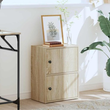 vidaXL Βιβλιοθήκη Sonoma Δρυς 40x24x52cm από Επεξεργασμένο Ξύλο 1 τεμ.