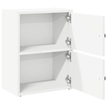 vidaXL Βιβλιοθήκη Λευκή 40x24x52cm από Επεξεργασμένο Ξύλο 1 τεμ.