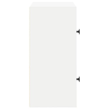 vidaXL Βιβλιοθήκη Λευκή 40x24x52cm από Επεξεργασμένο Ξύλο 1 τεμ.