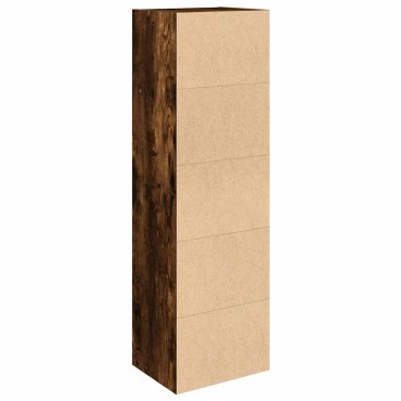vidaXL Βιβλιοθήκη Καπνιστή Δρυς 31x24x102cm από Επεξεργασμένο Ξύλο 1 τεμ.