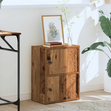 vidaXL Βιβλιοθήκη Όψη Παλαιού Ξύλου 40x24x52cm Επεξεργασμένο Ξύλο 1 τεμ.
