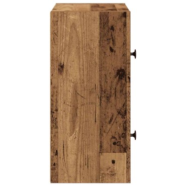 vidaXL Βιβλιοθήκη Όψη Παλαιού Ξύλου 40x24x52cm Επεξεργασμένο Ξύλο 1 τεμ.