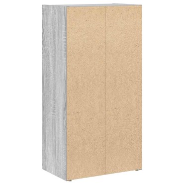 vidaXL Βιβλιοθήκη Γκρι Sonoma 40x24x77cm από Επεξεργασμένο Ξύλο 1 τεμ.
