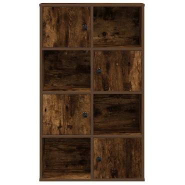 vidaXL Βιβλιοθήκη Καπνιστή Δρυς 60x24x101,5cm από Επεξεργασμένο Ξύλο 1 τεμ.
