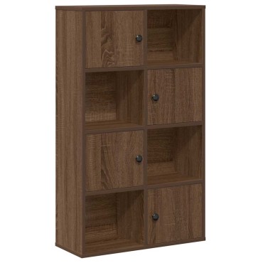 vidaXL Βιβλιοθήκη Καφέ Δρυς 60x24x101,5cm από Επεξεργασμένο Ξύλο 1 τεμ.