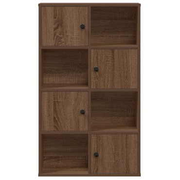 vidaXL Βιβλιοθήκη Καφέ Δρυς 60x24x101,5cm από Επεξεργασμένο Ξύλο 1 τεμ.