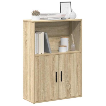 vidaXL Βιβλιοθήκη Sonoma Δρυς 60x24x85cm από Επεξεργασμένο Ξύλο 1 τεμ.