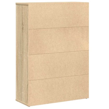 vidaXL Βιβλιοθήκη Sonoma Δρυς 60x24x85cm από Επεξεργασμένο Ξύλο 1 τεμ.