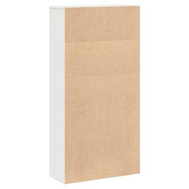 vidaXL Βιβλιοθήκη Λευκή 60x24x120cm από Επεξεργασμένο Ξύλο 1 τεμ.