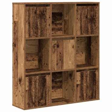 vidaXL Βιβλιοθήκη Όψη Παλαιού Ξύλου 89x24x101,5cm Επεξεργασμένο Ξύλο 1 τεμ.