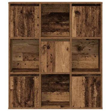 vidaXL Βιβλιοθήκη Όψη Παλαιού Ξύλου 89x24x101,5cm Επεξεργασμένο Ξύλο 1 τεμ.