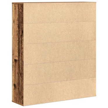 vidaXL Βιβλιοθήκη Όψη Παλαιού Ξύλου 89x24x101,5cm Επεξεργασμένο Ξύλο 1 τεμ.