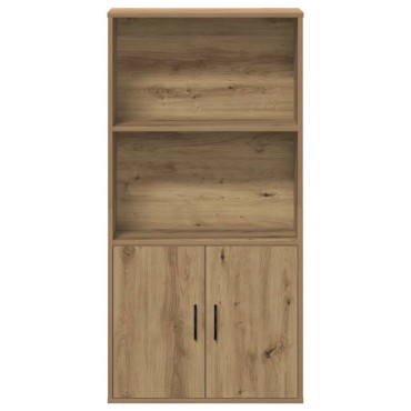vidaXL Βιβλιοθήκη Αρτισιανή Δρυς 60x24x120cm Επεξ. Ξύλο 1 τεμ.