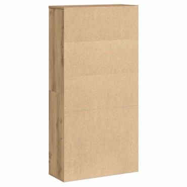 vidaXL Βιβλιοθήκη Αρτισιανή Δρυς 60x24x120cm Επεξ. Ξύλο 1 τεμ.
