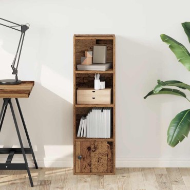 vidaXL Βιβλιοθήκη Όψη Παλαιού Ξύλου 31x24x102cm Επεξεργασμένο Ξύλο 1 τεμ.