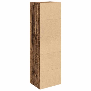 vidaXL Βιβλιοθήκη Όψη Παλαιού Ξύλου 31x24x102cm Επεξεργασμένο Ξύλο 1 τεμ.