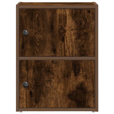 vidaXL Βιβλιοθήκη Καπνιστή Δρυς 40x24x52cm από Επεξεργασμένο Ξύλο 1 τεμ.