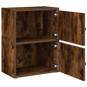 vidaXL Βιβλιοθήκη Καπνιστή Δρυς 40x24x52cm από Επεξεργασμένο Ξύλο 1 τεμ.