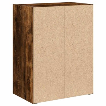 vidaXL Βιβλιοθήκη Καπνιστή Δρυς 40x24x52cm από Επεξεργασμένο Ξύλο 1 τεμ.