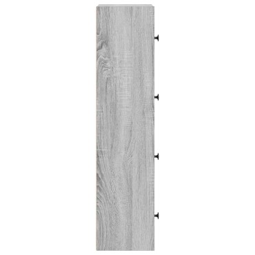vidaXL Βιβλιοθήκη Γκρι Sonoma 40x24x102cm από Επεξεργασμένο Ξύλο 1 τεμ.