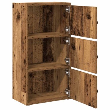 vidaXL Βιβλιοθήκη Όψη Παλαιού Ξύλου 40x24x77cm Επεξεργασμένο Ξύλο 1 τεμ.