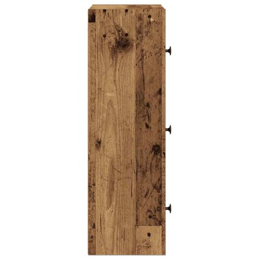 vidaXL Βιβλιοθήκη Όψη Παλαιού Ξύλου 40x24x77cm Επεξεργασμένο Ξύλο 1 τεμ.