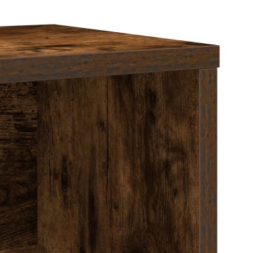 vidaXL Βιβλιοθήκη Καπνιστή Δρυς 60x24x76,5cm από Επεξεργασμένο Ξύλο 1 τεμ.