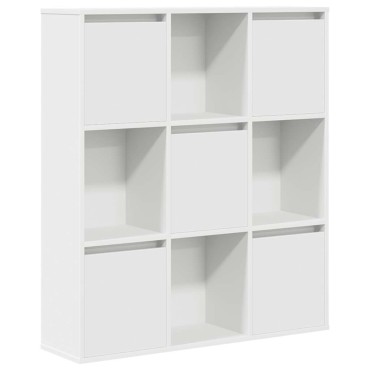 vidaXL Βιβλιοθήκη Λευκή 89x24x101,5cm από Επεξεργασμένο Ξύλο 1 τεμ.