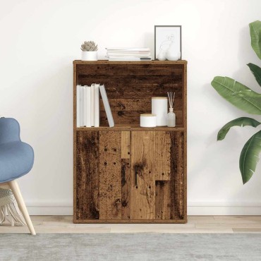 vidaXL Βιβλιοθήκη Όψη Παλαιού Ξύλου 60x24x85cm Επεξεργασμένο Ξύλο 1 τεμ.