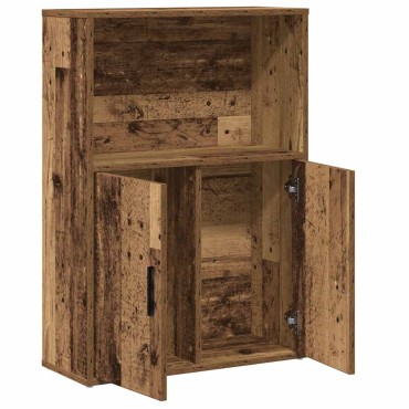 vidaXL Βιβλιοθήκη Όψη Παλαιού Ξύλου 60x24x85cm Επεξεργασμένο Ξύλο 1 τεμ.