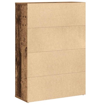 vidaXL Βιβλιοθήκη Όψη Παλαιού Ξύλου 60x24x85cm Επεξεργασμένο Ξύλο 1 τεμ.