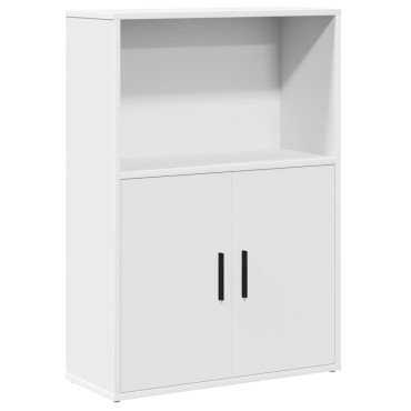 vidaXL Βιβλιοθήκη Λευκή 60x24x85cm από Επεξεργασμένο Ξύλο 1 τεμ.