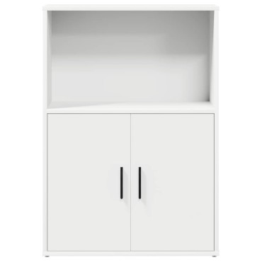 vidaXL Βιβλιοθήκη Λευκή 60x24x85cm από Επεξεργασμένο Ξύλο 1 τεμ.
