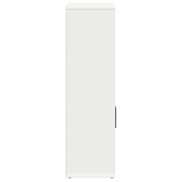 vidaXL Βιβλιοθήκη Λευκή 60x24x85cm από Επεξεργασμένο Ξύλο 1 τεμ.