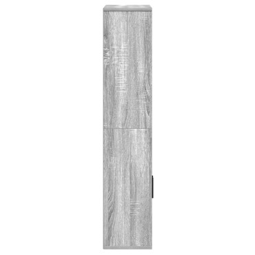vidaXL Βιβλιοθήκη Γκρι Sonoma 60x24x120cm από Επεξεργασμένο Ξύλο 1 τεμ.