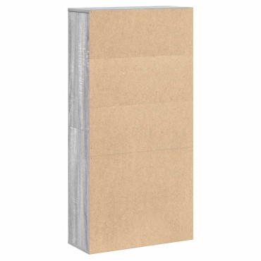 vidaXL Βιβλιοθήκη Γκρι Sonoma 60x24x120cm από Επεξεργασμένο Ξύλο 1 τεμ.