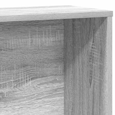 vidaXL Βιβλιοθήκη Γκρι Sonoma 60x24x120cm από Επεξεργασμένο Ξύλο 1 τεμ.