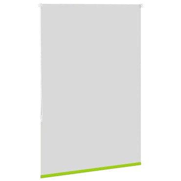 vidaXL Ρολέρ Μπλακάουτ φύλλα πράσινα 95x150 cm Πλάτος υφάσματος 90,7cm