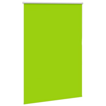 vidaXL Ρολέρ Μπλακάουτ φύλλα πράσινα 110x150 cm Πλάτος υφάσματος