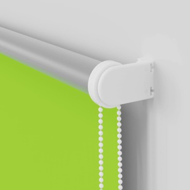 vidaXL Roller Blind Blackout φύλλα πράσινα 155x150 cm Πλάτος υφάσματος