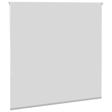vidaXL Roller Blind Blackout ανοιχτό γκρι 155x150 cm Πλάτος υφάσματος