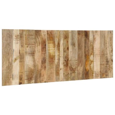 vidaXL κεφαλάρι μασίφ ακατέργαστο ξύλο Mango 200x1,5x80cm
