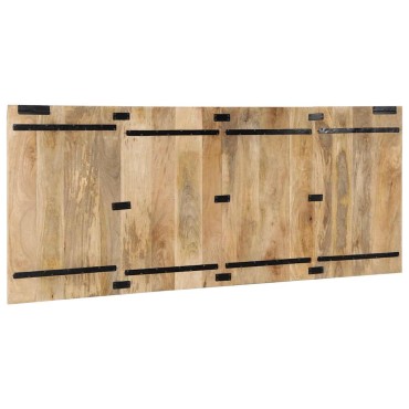 vidaXL κεφαλάρι μασίφ ακατέργαστο ξύλο Mango 200x1,5x80cm