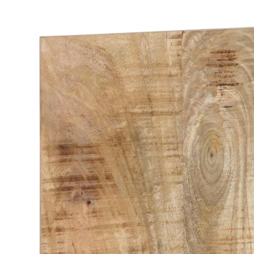 vidaXL κεφαλάρι μασίφ ακατέργαστο ξύλο Mango 200x1,5x80cm