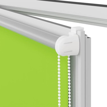 vidaXL Ρολέρ Μπλακάουτ φύλλα πράσινα 100x150 cm Πλάτος υφάσματος