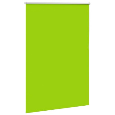 vidaXL Ρολέρ Μπλακάουτ φύλλα πράσινα 100x150 cm Πλάτος υφάσματος