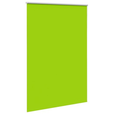 vidaXL Roller Blind Blackout φύλλα πράσινα 165x210 cm Πλάτος υφάσματος