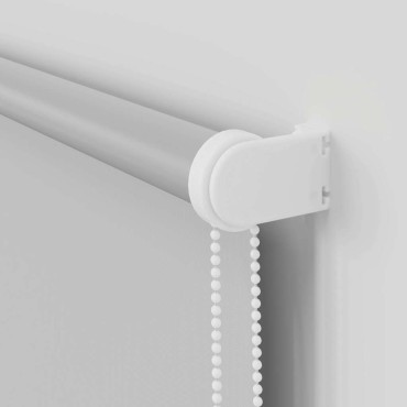 vidaXL Roller Blind Blackout ανοιχτό γκρι 140x150 cm Πλάτος υφάσματος